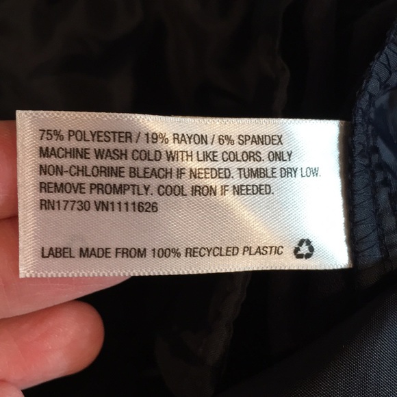 A New Day Navy Crepe Jogger Pants New - Picture 5 of 7